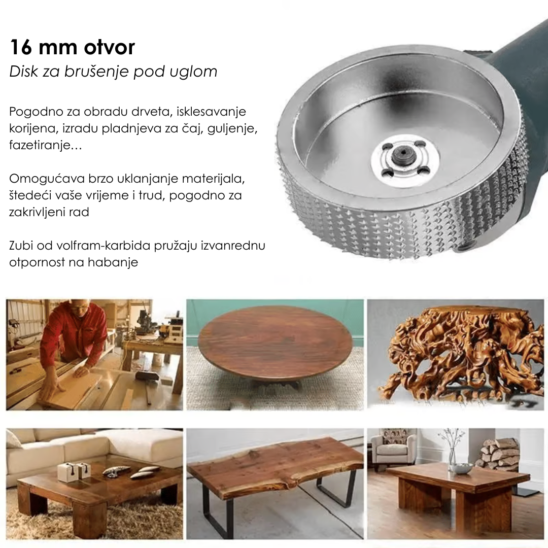 Rotacioni Disk za Rad sa Drvetom