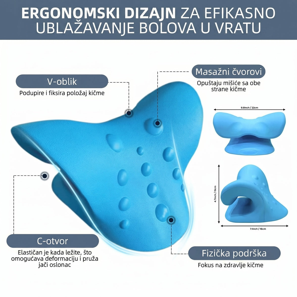OrthoFlex - Podloga za istezanje i opuštanje vratne kičme